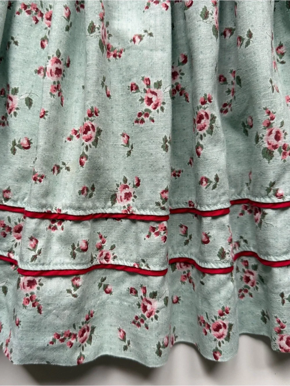 Ralph Lauren Girls Floral Linen-Cotton Dress - Size 6